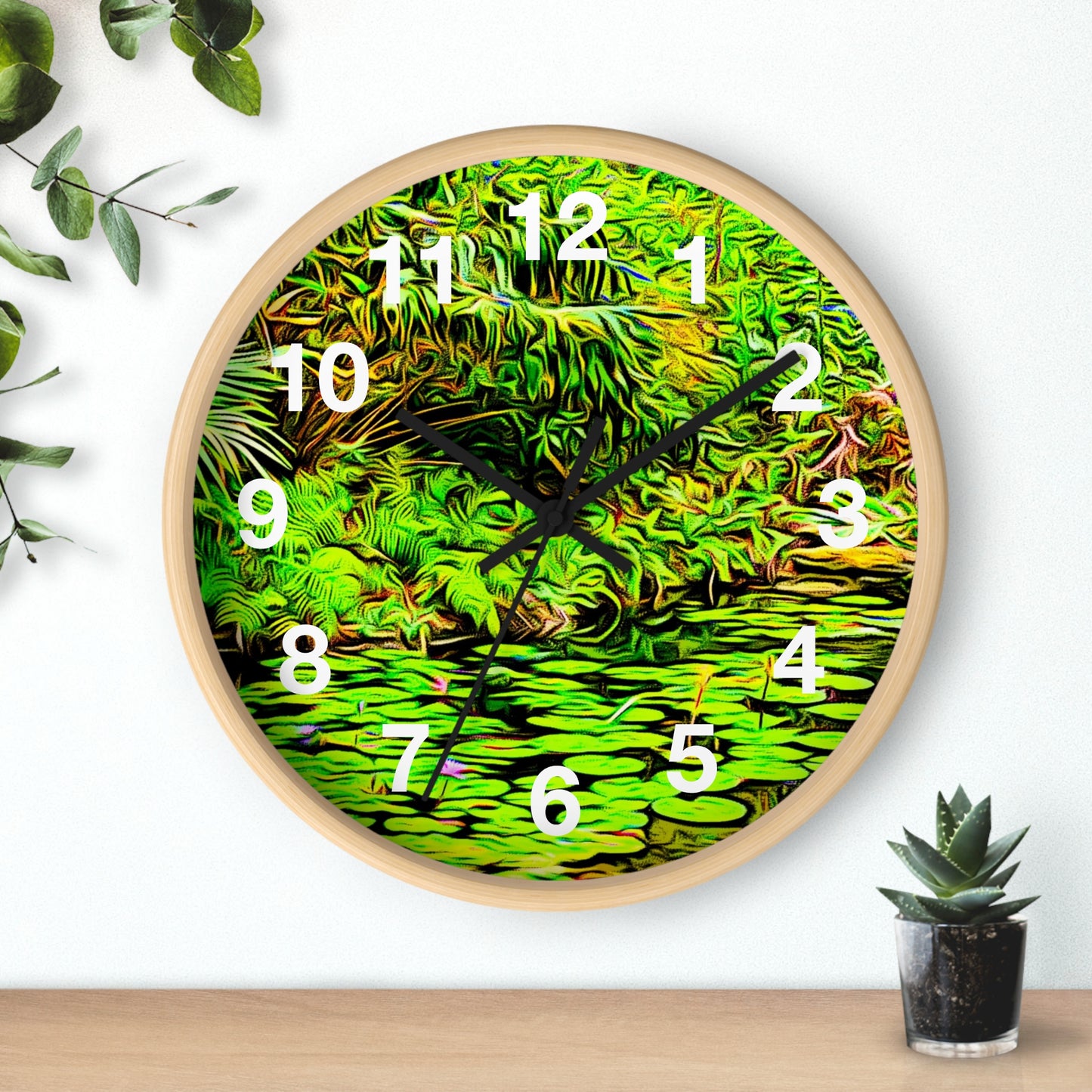 Nature Art Wall Clock